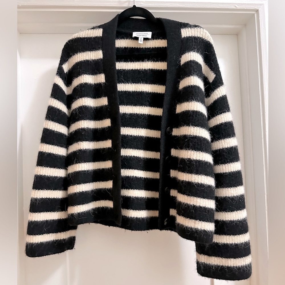 & Other Stories Stockholm Atelier striped cardigan size S